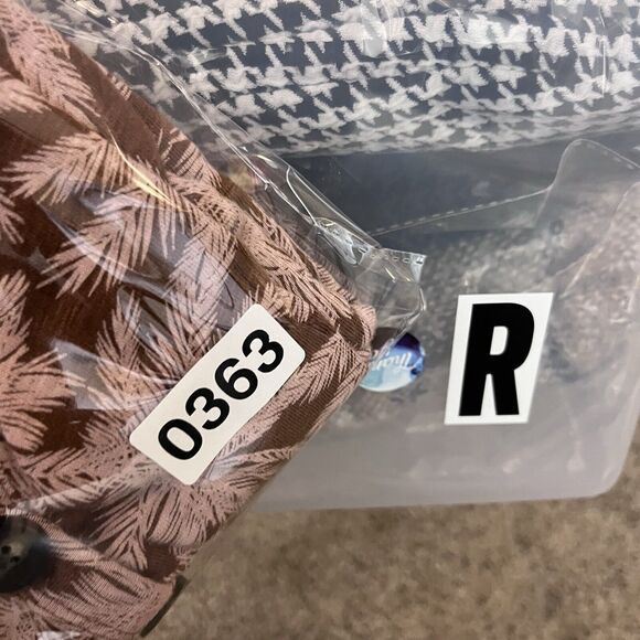 J Jill Dress Womens Medium Sleeveless Shift Pockets Travel Tropical Boho Brown - Picture 10 of 12